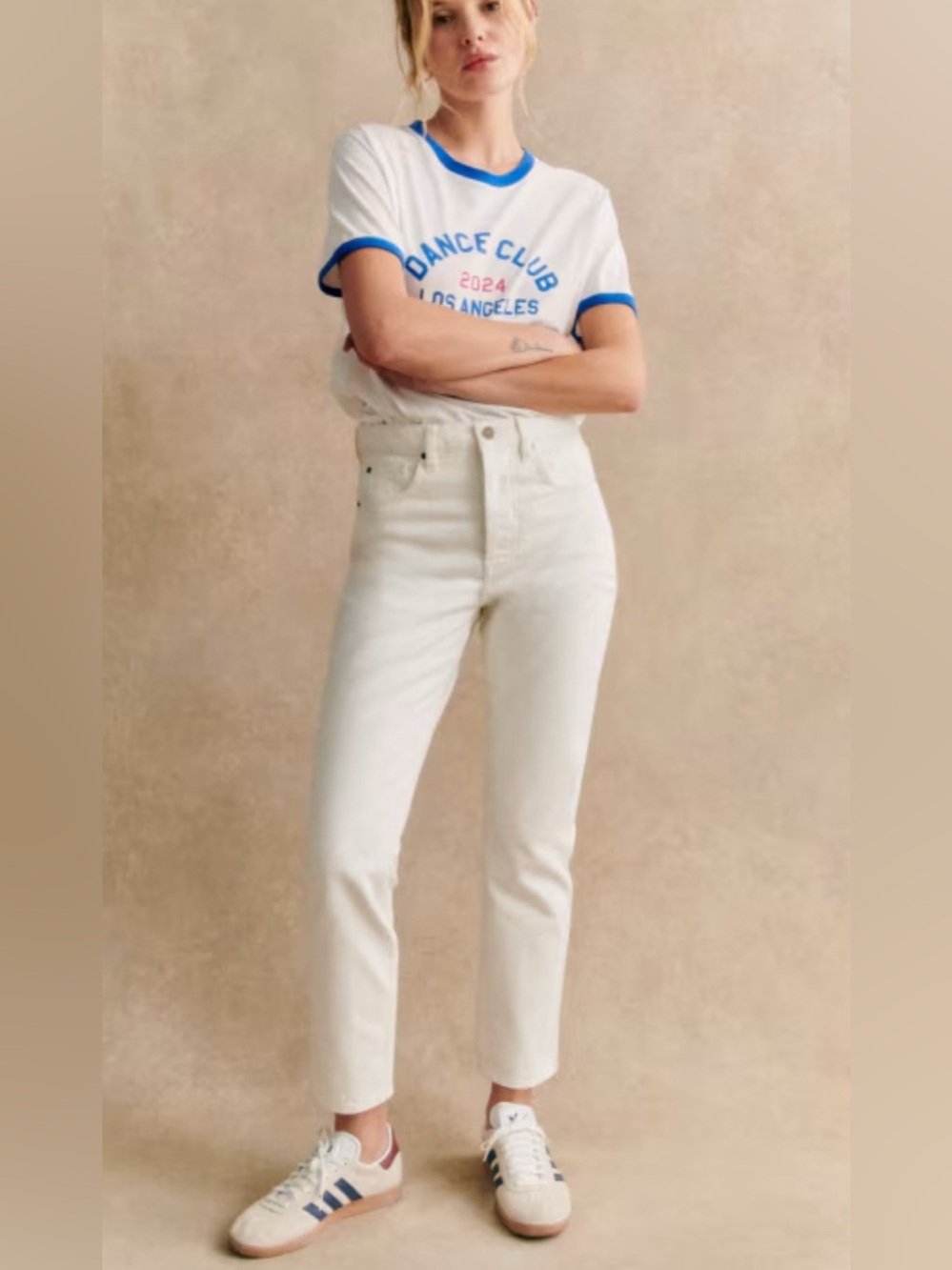 Sézane White Brut Sexy Jeans Size 28